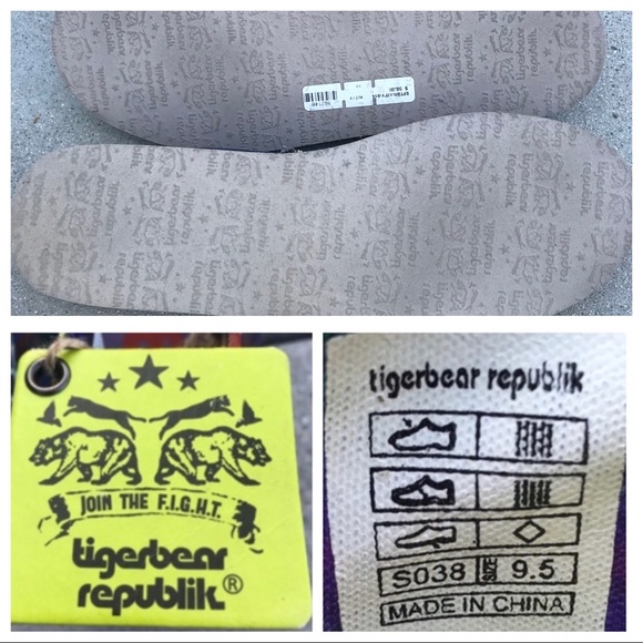 TIGERBEAR Republik ESPADRILLES TIE DYE flats women’s shoes hippie 70s Woodstock - Picture 9 of 10